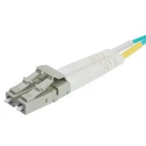 10 Gigabit Aqua OM4 Fiber Optic Cable, LC / LC, Multimode, Duplex, 50/125, 25 meter (82 foot)