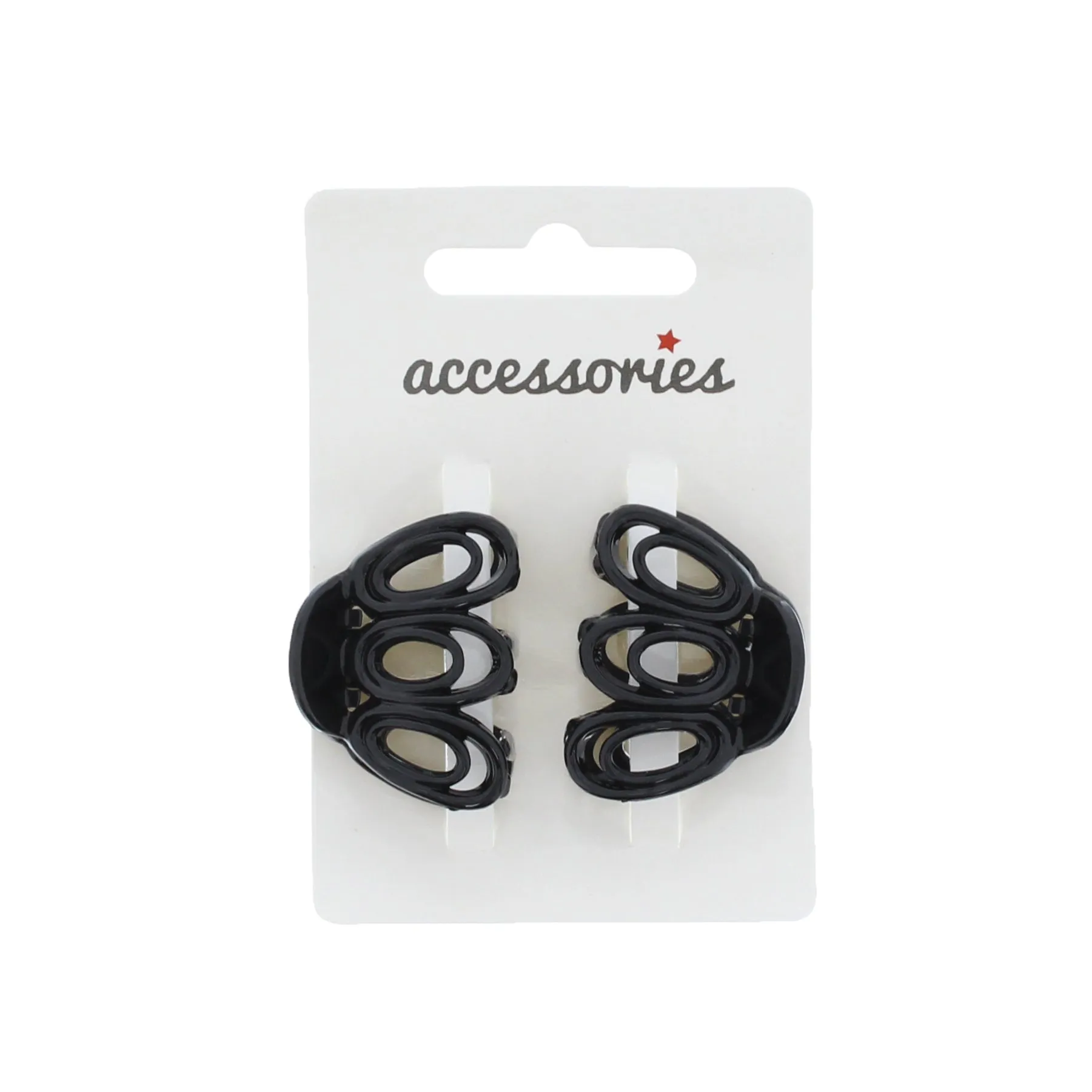 2 on a Card 3.5cm Paw Shape Clamps