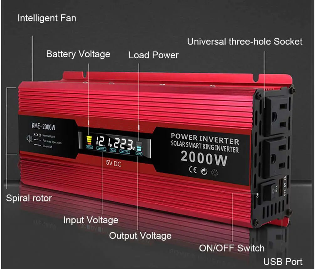 2000W Car Inverter 24V