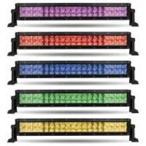 22" Double Row Multicolor LED Spot/Flood Light Bar