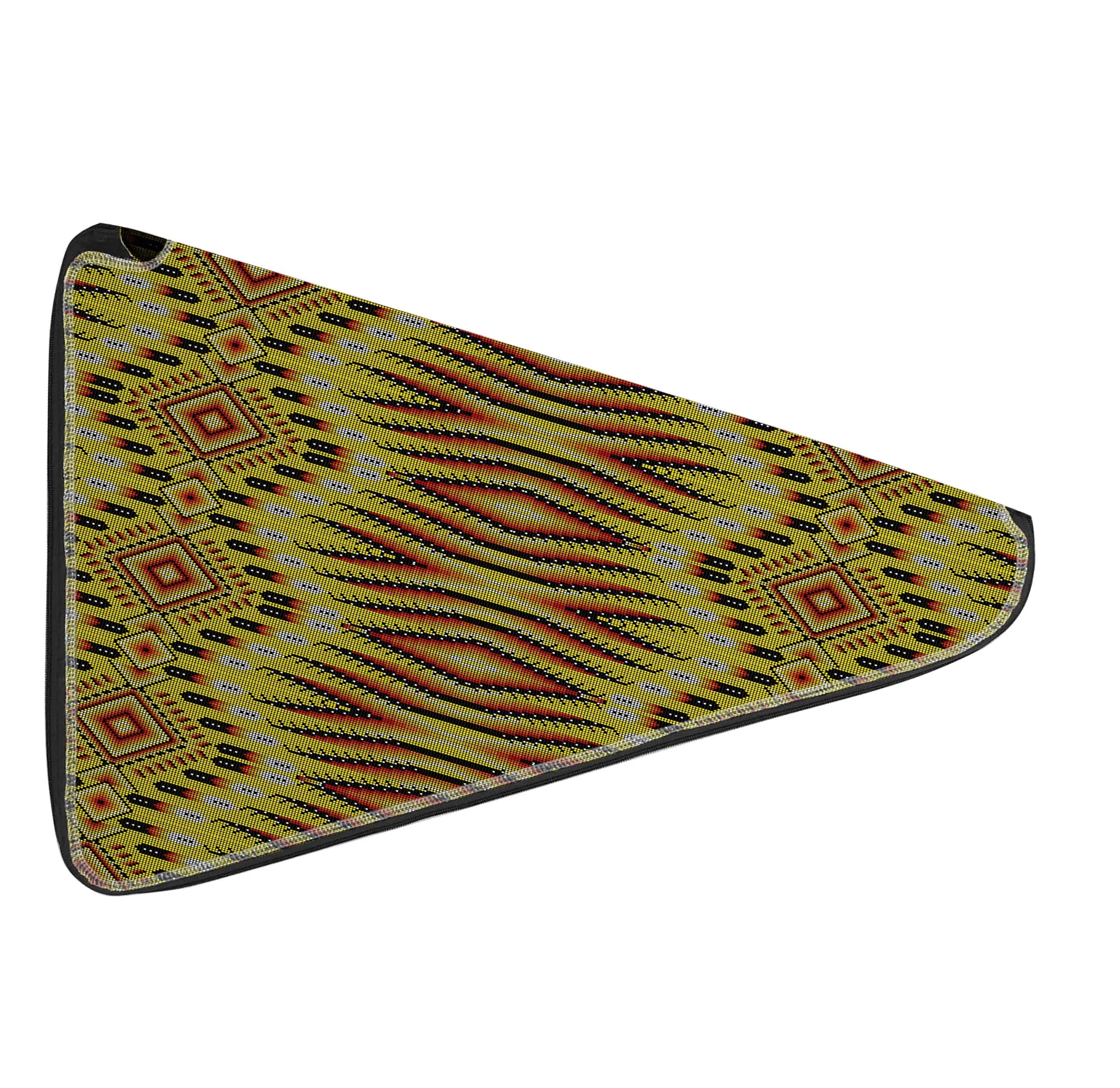 27 Inch Fan Case - Fire Feather Yellow