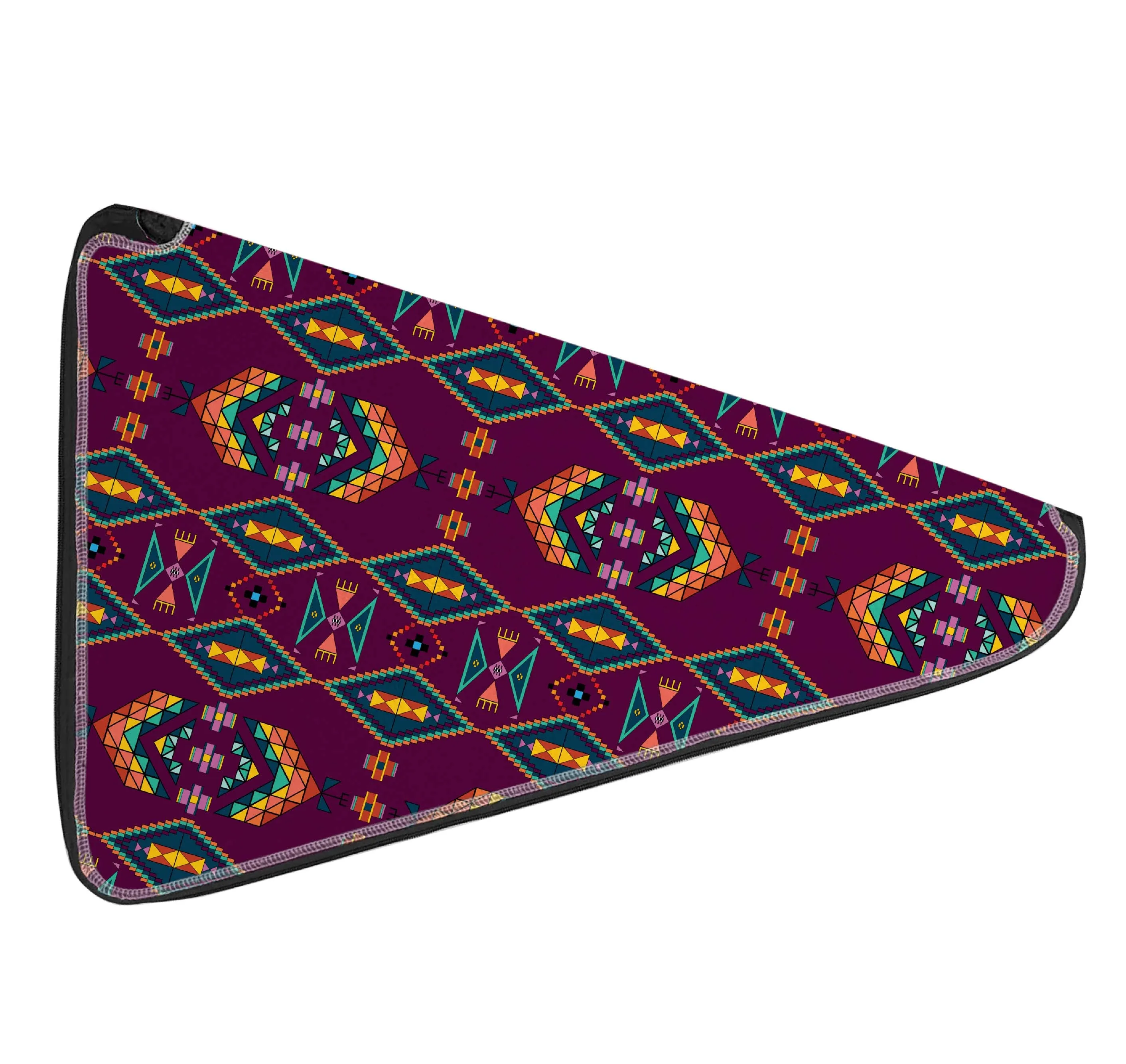 27 Inch Fan Case - Travois Tipi Berry