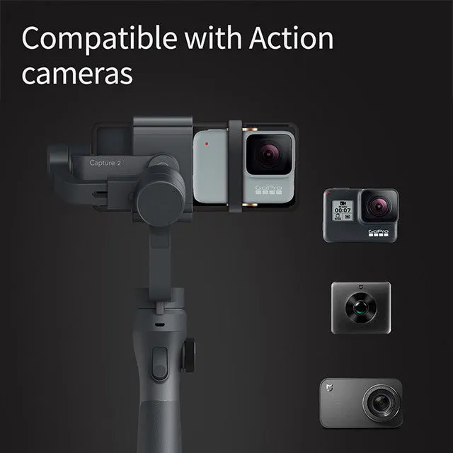 3-Axis Smartphone Gimbal Handheld Stabilizer Vlog Youtuber Smart Face tracking - #MOBIL-31100