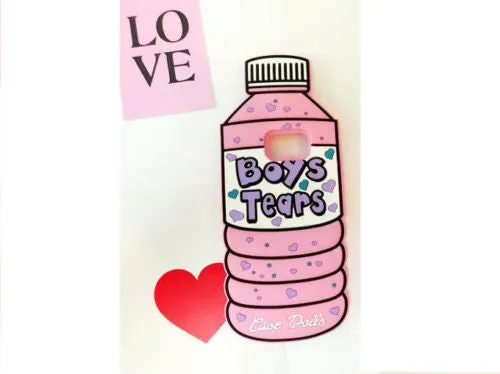 3d Boy tears phone bottle/ lick me case iPhone Samsung