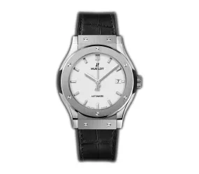 42mm Titanium Opalin Silver Dial