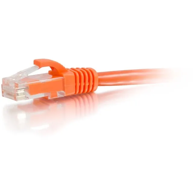 50Ft Cat6A Snagless Utp Cable-Ornge