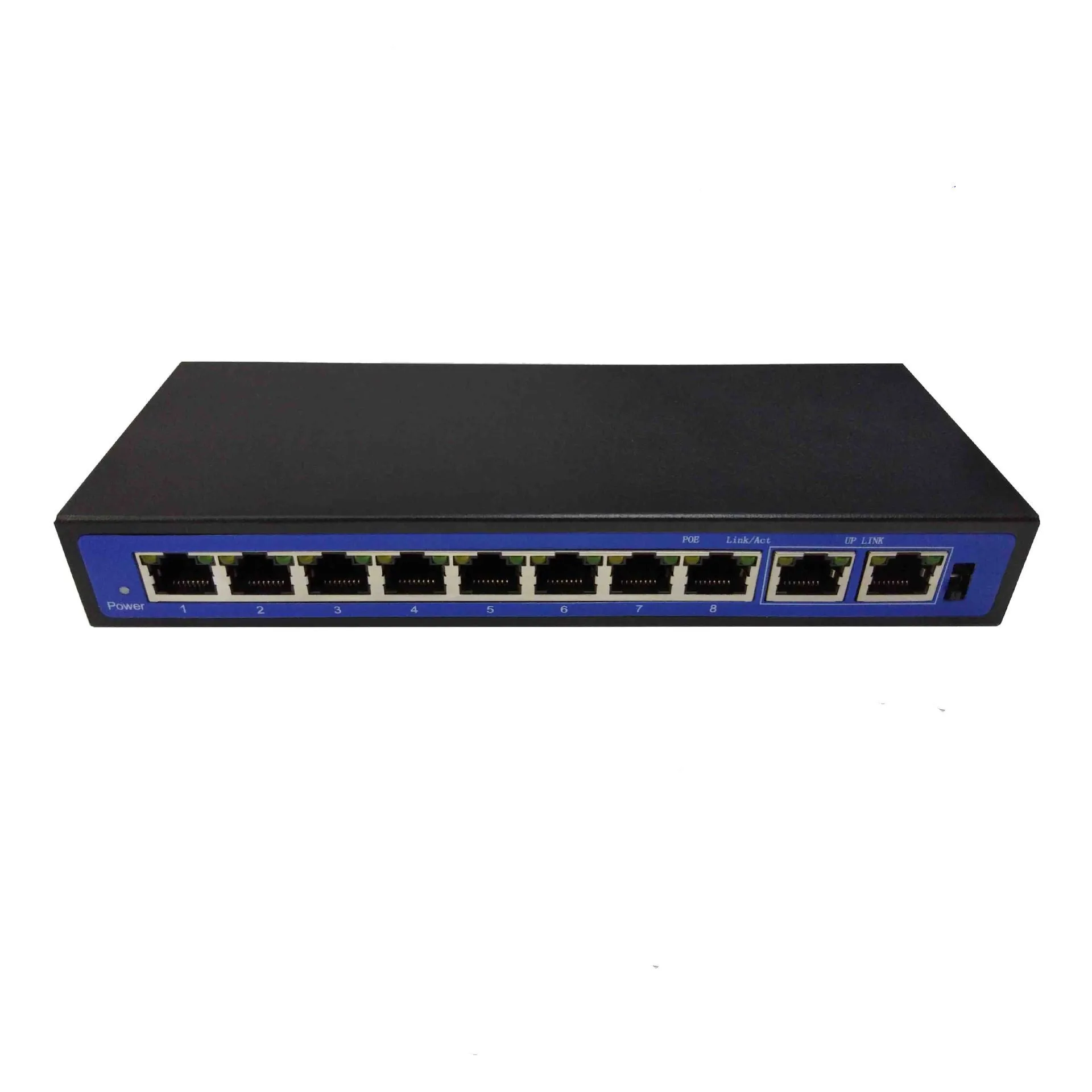 8 2 power 10 port 100M POE switch wireless AP 48V external power supply