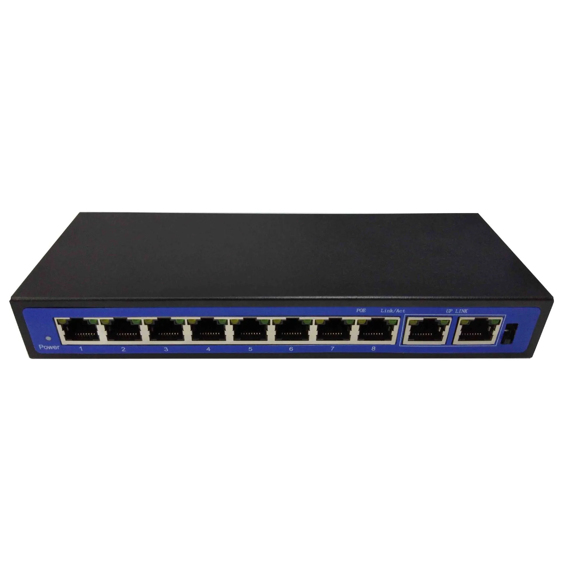 8 2 power 10 port 100M POE switch wireless AP 48V external power supply