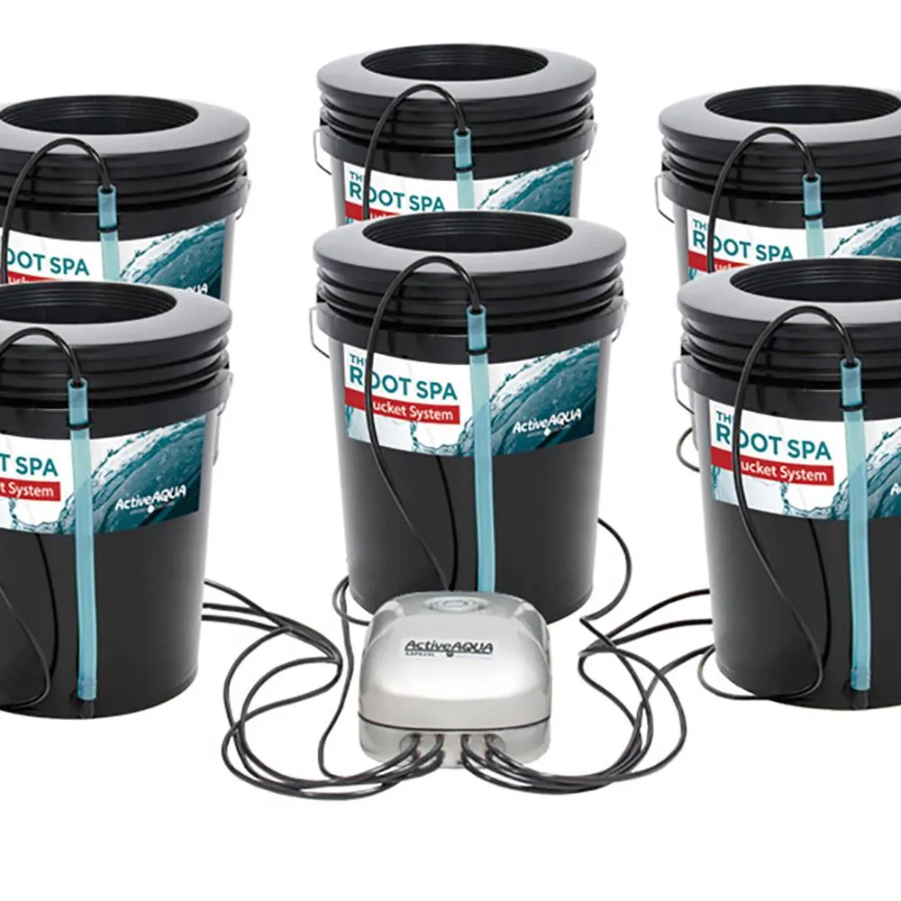 Active Aqua Root Spa 5-Gallon 8-Bucket Deep Water Culture System (For Parts)