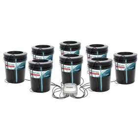 Active Aqua Root Spa 5-Gallon 8-Bucket Deep Water Culture System (For Parts)