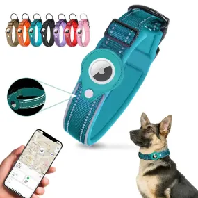 Air tag Case Leather Dog/Cat Collar for Apple Air tags Location