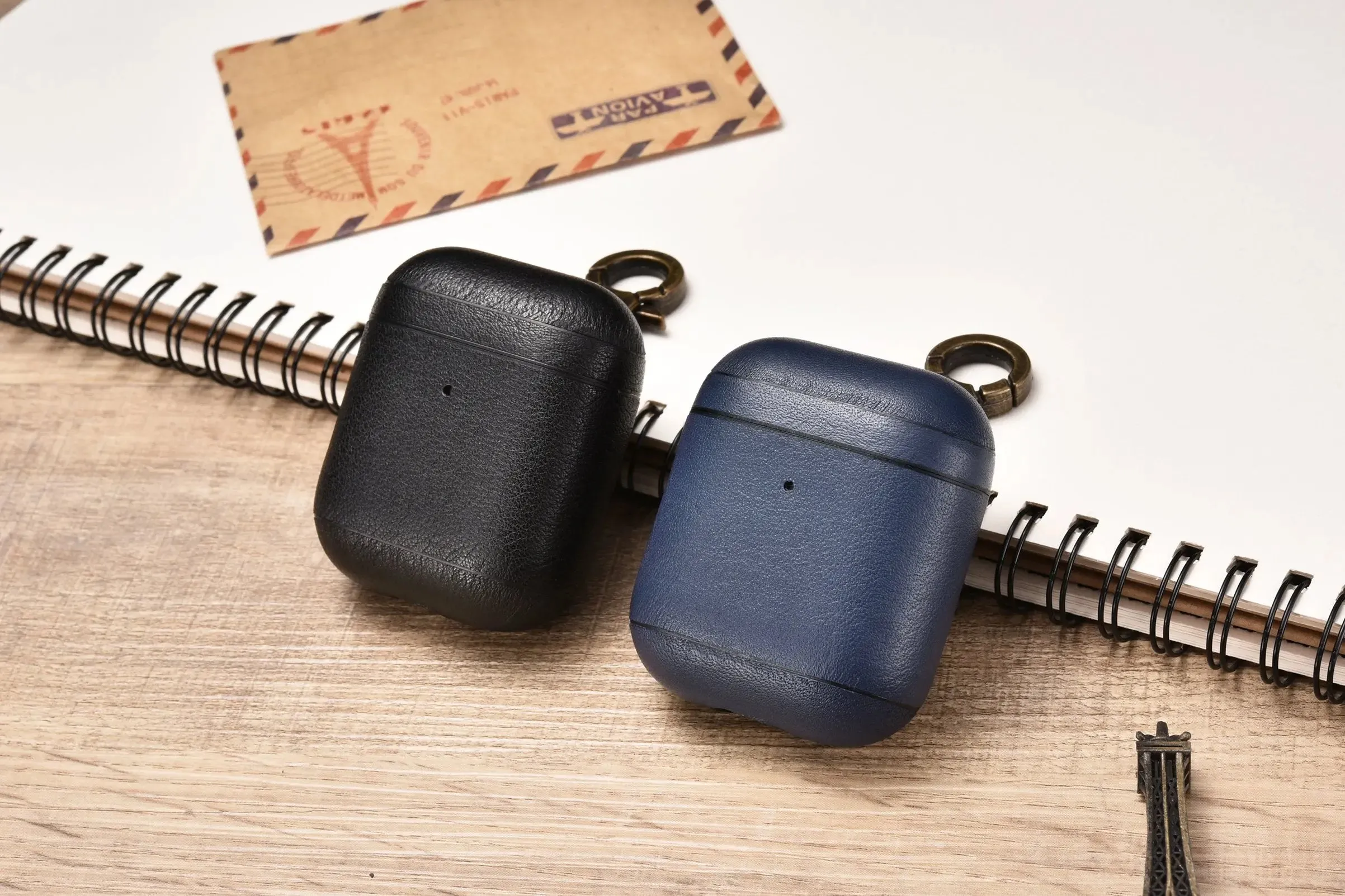 AirPods 2 (LED Visible) Personalized Custom Case Napa Navy Blue