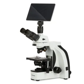 AmScope T800 Series High-Performance Biological Trinocular Compound Microscope   10.5" Touchscreen 8MP Imaging System