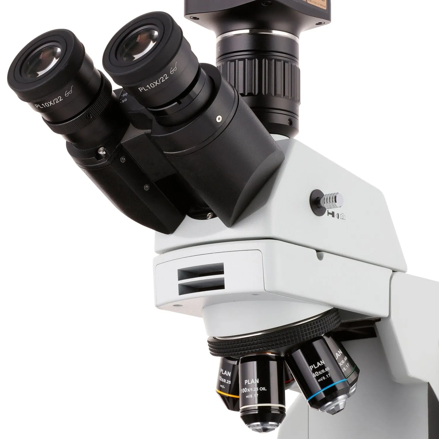 AmScope T800 Series High-Performance Biological Trinocular Compound Microscope with 9.7" Touchscreen Imaging System