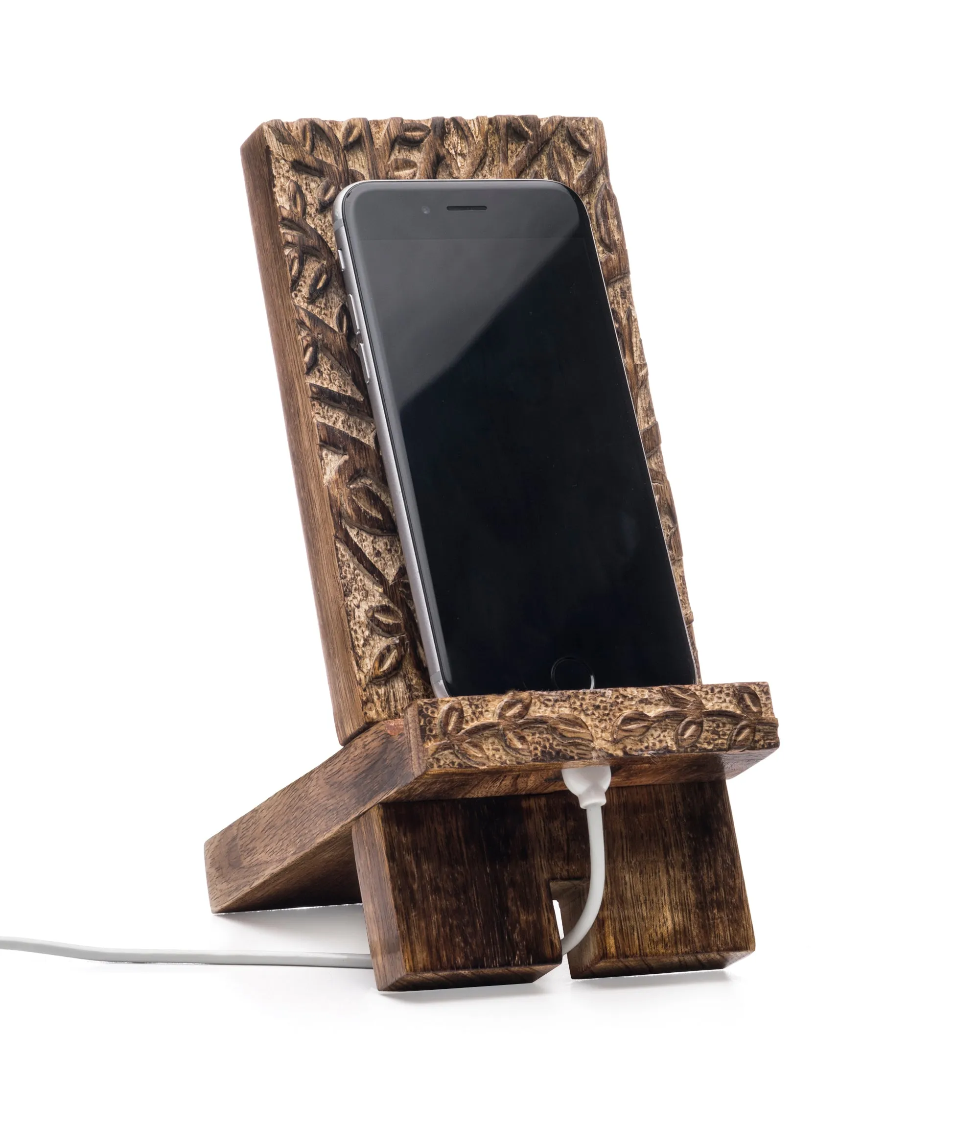 Aranyani Mango Wood Smartphone Dock