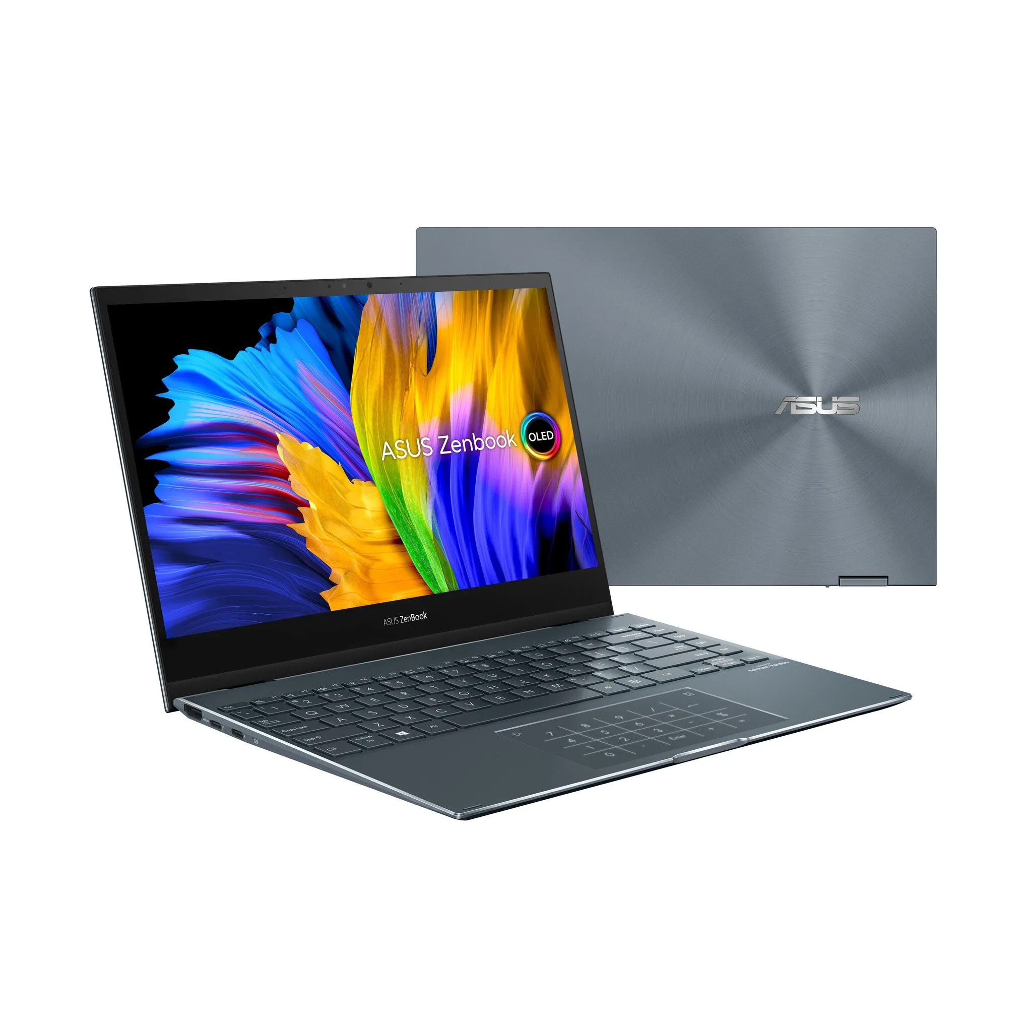 ASUS ZenBook Flip 13 OLED UX363EA-HP546W Hybrid (2-in-1) 33.8 cm (13.3") Touchscreen Full HD Intel® Core™ i5 i5-1135G7 8 GB LPDDR4x-SDRAM 512 GB SSD Wi-Fi 6 (802.11ax) Windows 11 Home Grey