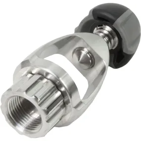 Atomic Aquatics Din To Yoke Adapter (Screw-On Adapter Includes Yoke) Stainless