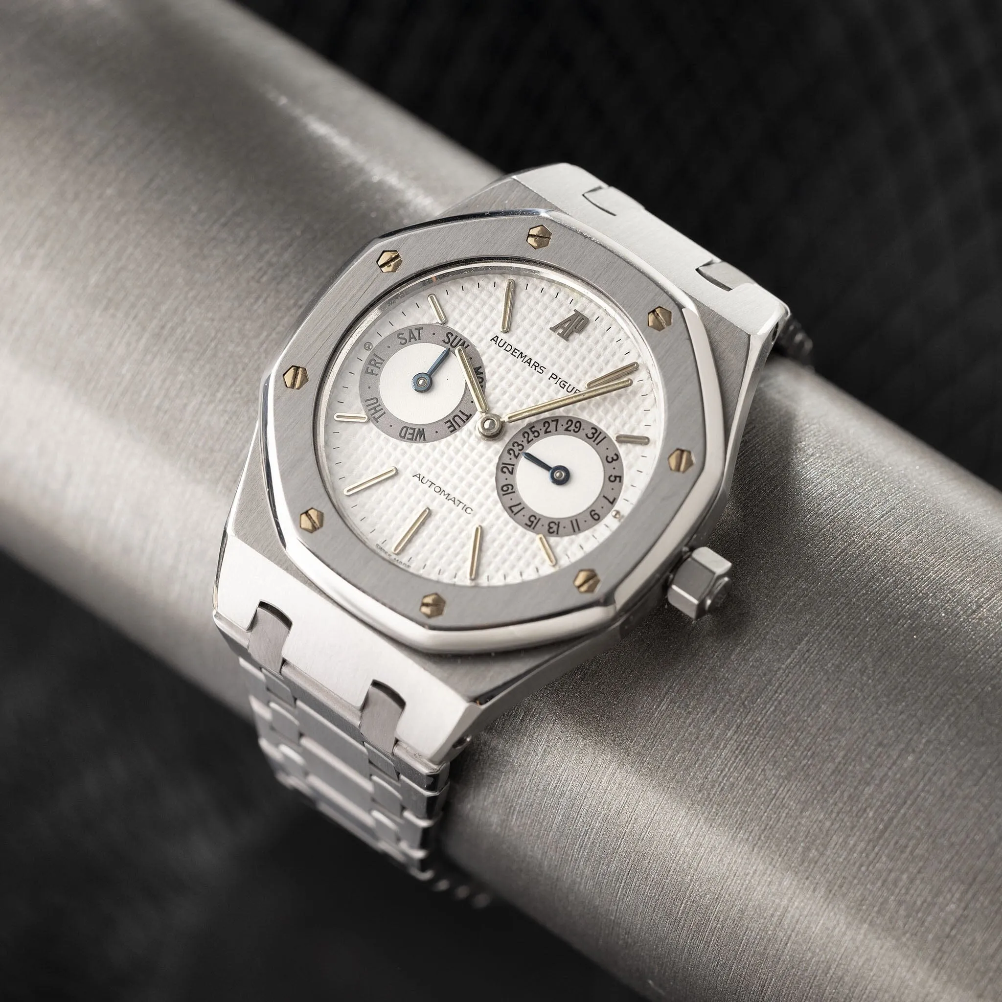 Audemars Piguet Royal Oak 25572ST White Dial Day Date