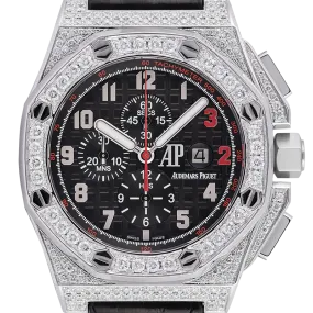 Audemars Piguet Royal Oak Offshore 48mm Shaquille O'Neal Diamond Set Black Dial 26133ST.OO.A101CR.01