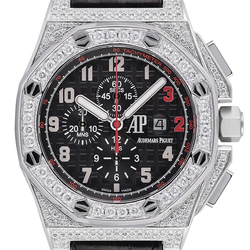 Audemars Piguet Royal Oak Offshore 48mm Shaquille O'Neal Diamond Set Black Dial 26133ST.OO.A101CR.01