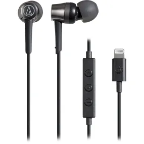 Audio Technica Lightning In-ear Headphones (Black)