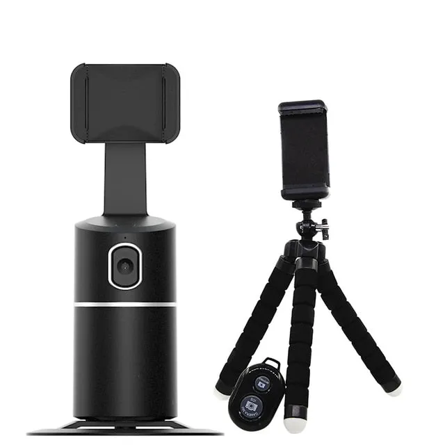 Auto-Tracking Phone Holder, 360 Gimbal Stabilizer, For Vlog, Tiktok, Livestreams