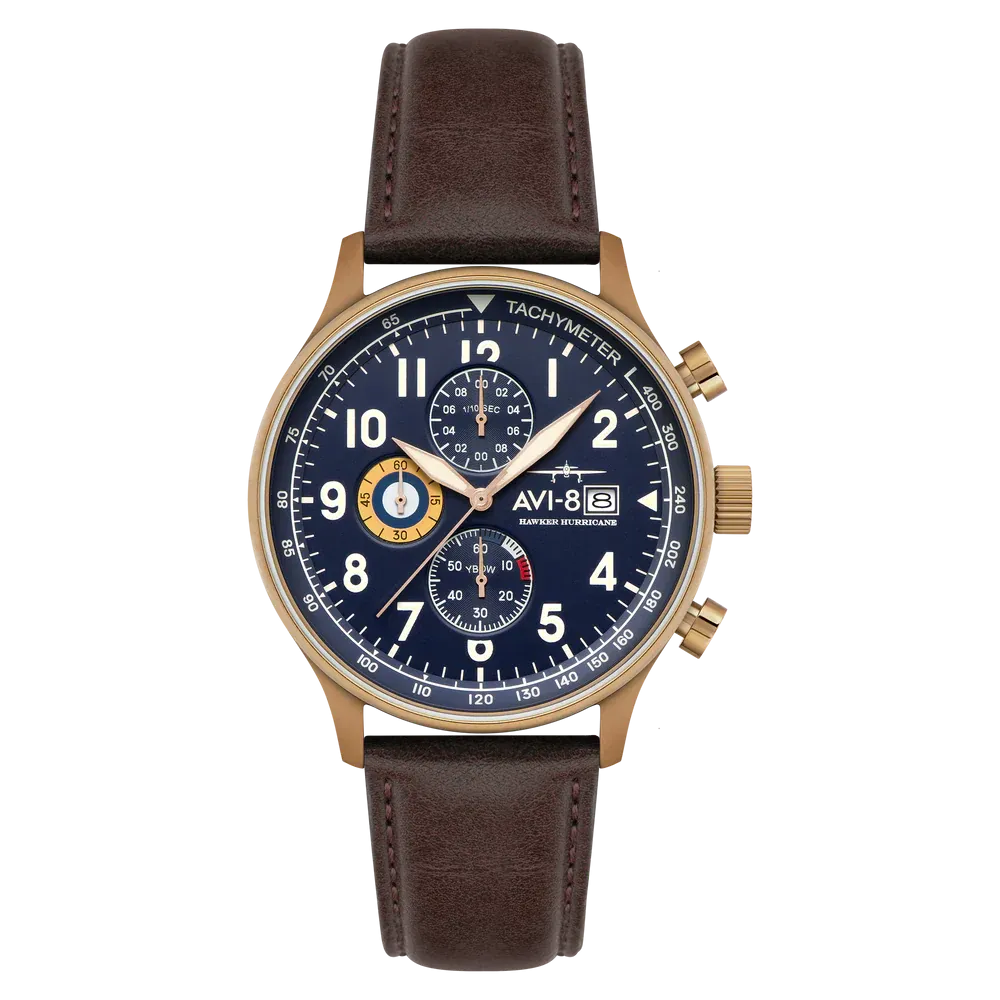 AVI-8 Hawker Hurricane Brown Mens AV-4011-0O