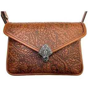 Becca Cell Phone Handbag, Oak Leaves