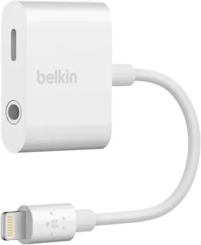 Belkin 3.5 mm Audio   Charge Rockstar Adapter White - F8J212btWHT