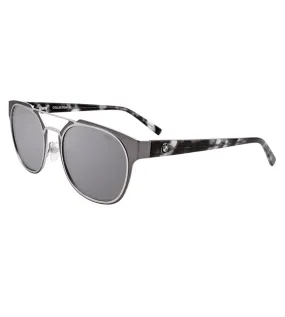 BMW Men Smoke Grey Aviator Sunglasses