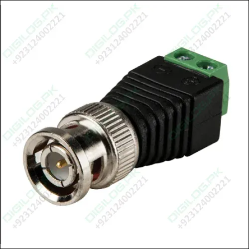 Bnc Connector Two-wire Bnc-free Solder Video Cable Adapter Network Video Bnc Male Green End