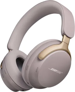 Bose QuietComfort Ultra Wireless Noise Cancelling Headphones with Spatial Audio, 24-Hour Battery, Mic - Sandstone (Limited Edition)