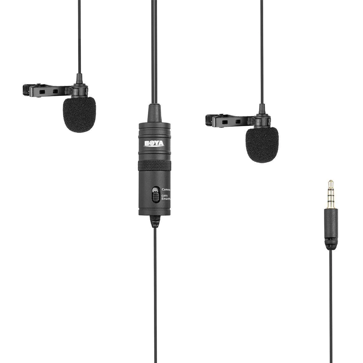 Boya BY-M1DM Dual Omni-directional Lavalier Mic