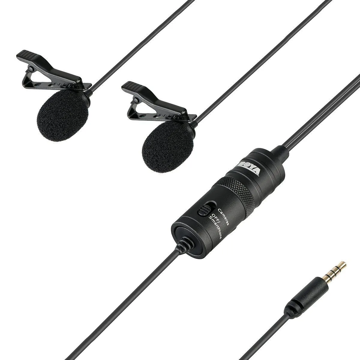 Boya BY-M1DM Dual Omni-directional Lavalier Mic