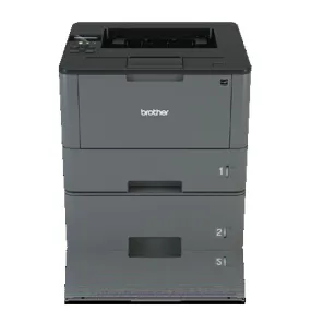 Brother Business Monochrome Laser Printer, 256MB Memory, Ethernet, Wireless, Duplex Printing,  Dual Paper Trays - HL-L5200DWT