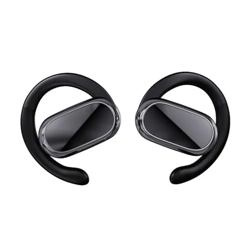 Butyoef Open Ear Headphones,360-Degree Panoramic Sound, DT4.0 Without Sound Loss,Air Conduction, 48H Range,LED Display,IPX7 Waterproof, Wireless Earbuds for Meeting, Driving,Traveling