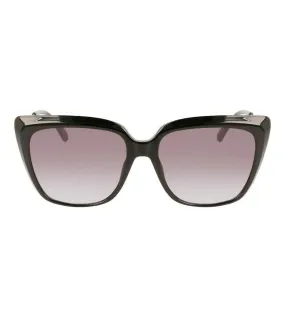 Calvin Klein Women's Grey Gradient Square Sunglasses