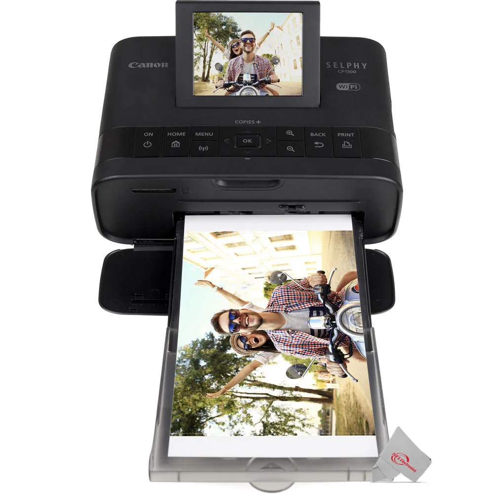 Canon Selphy CP1300 Compact Photo Printer Black