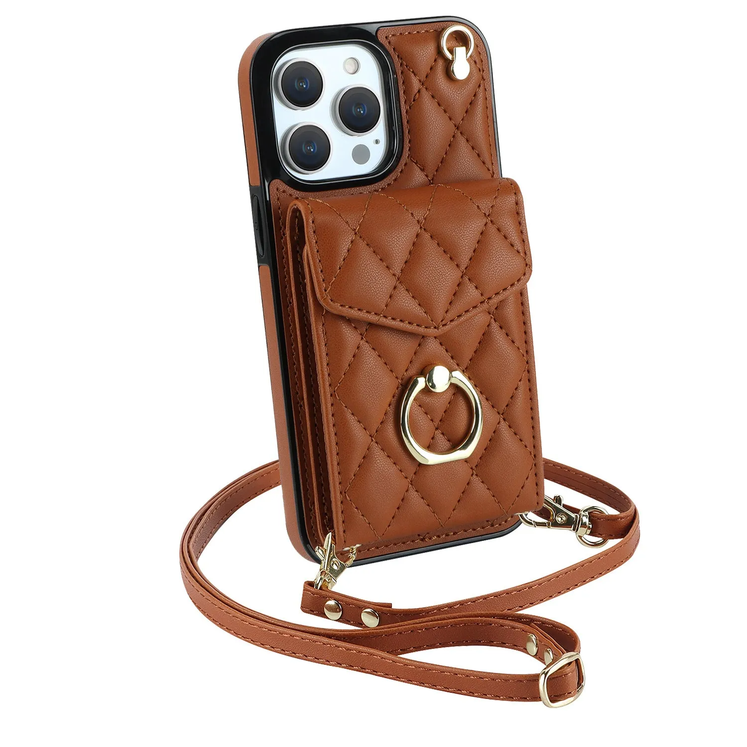 Card Phone Case Crossbody Organ Protective Leather Case