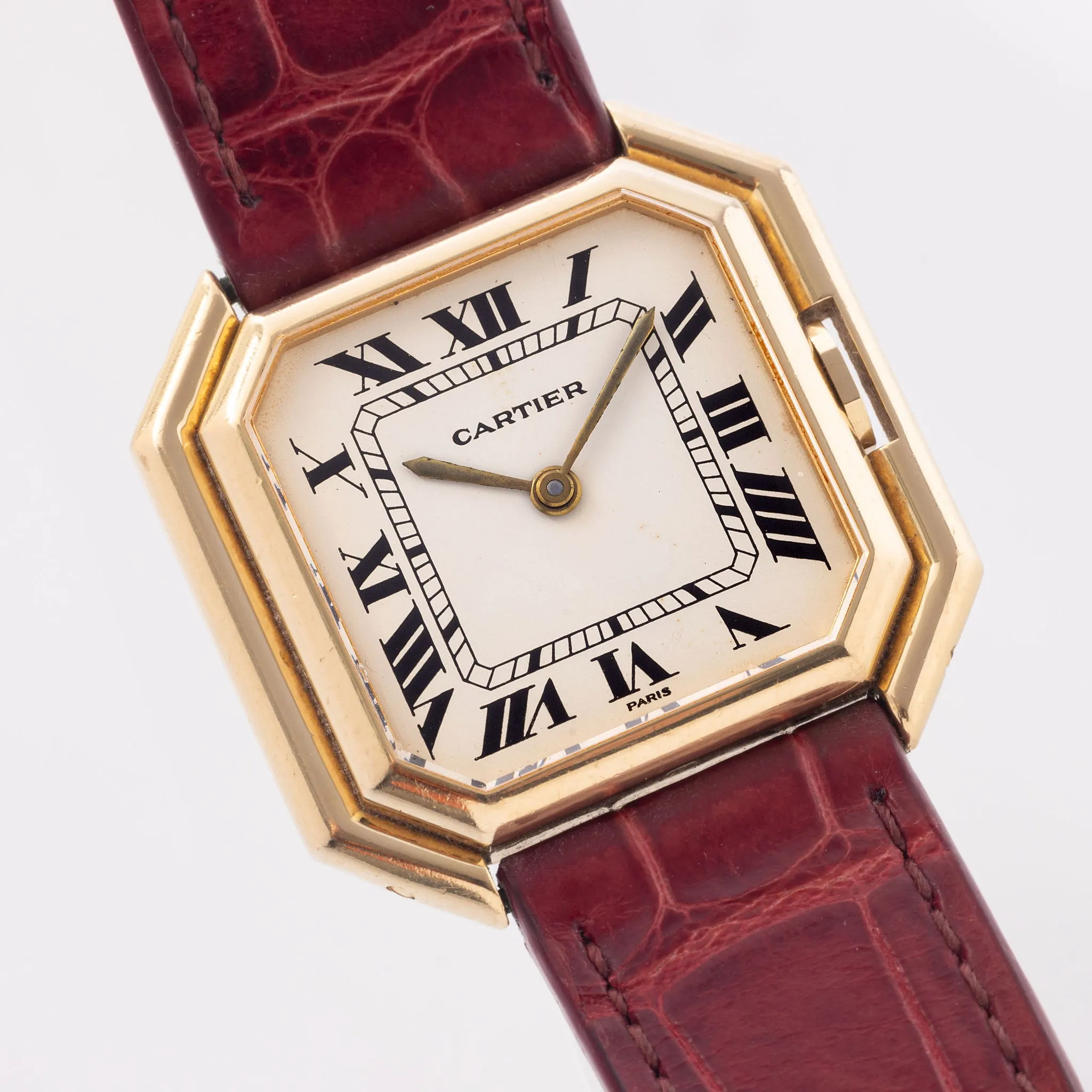 Cartier Ceinture Jumbo Paris Dial Automatic in 18k Yellow Gold Ref. 17001