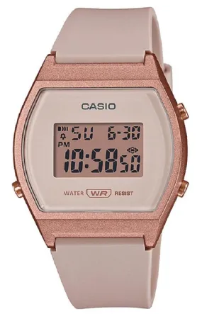 Casio LW-204-4ADFBeige Resin strap Watch for Women