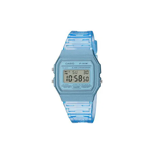 CASIO POP Blue Watch #F-91WS-2DF