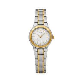 Casio Vintage LTP-1131G-7ARD Silver & Gold Stainless Watch for Women