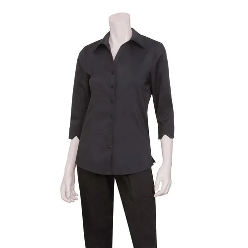 Chef Works WA34BLKL Dress Shirt