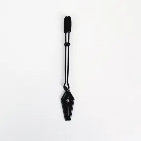 Clit Clamp with Coffin Pendant. Gothic Black Tweezer Clitoral Clamp. Adult Toy for Women