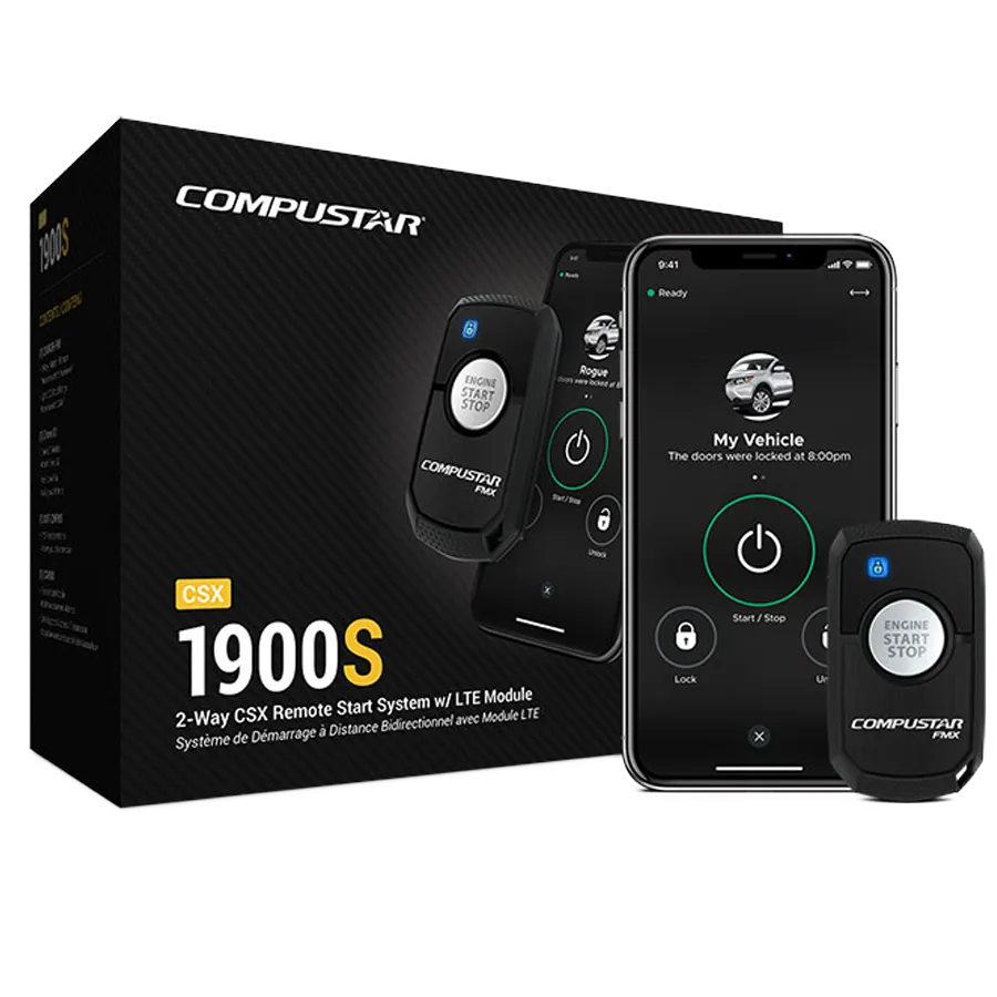 Compustar 1-Button 2-Way, 3000' Remote Start System, BLADE Ready, DR-X1 1900s