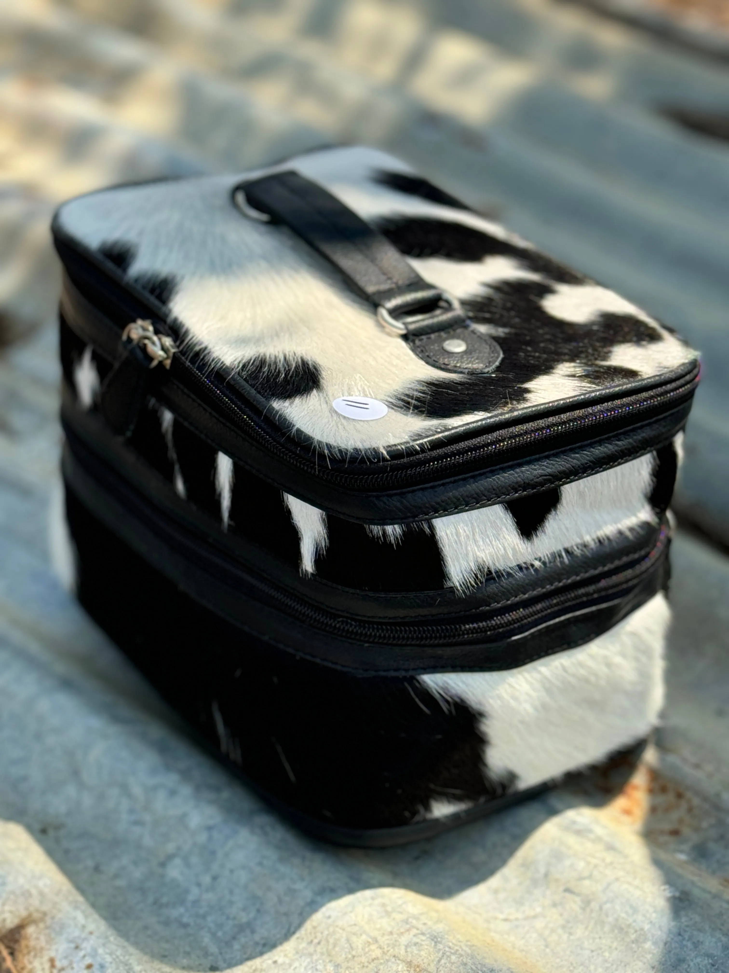 Cowhide Beauty Case #11 Black