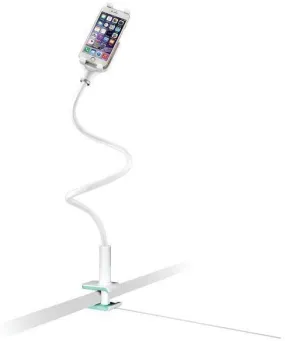 CTA Digital PAD-FDC Smartphone/Tablet 2-in-1 Flexible Desk Clamp LED Lamp & Mount