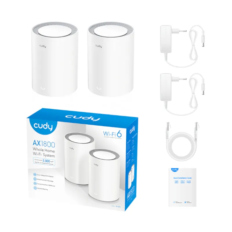 Cudy Ax1800 Wifi 6 Mesh Kit 2-Pack