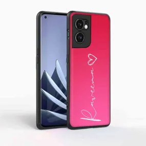 Customized Oneplus CE2 Back Cover with Signature Calligraphy Name